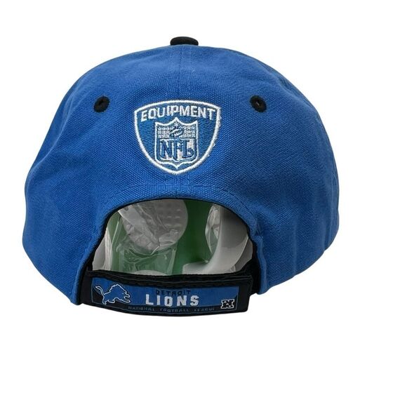 Detroit Lions reebok Velcro adjustable NFL cap hat vintage new with tags - Picture 2 of 11